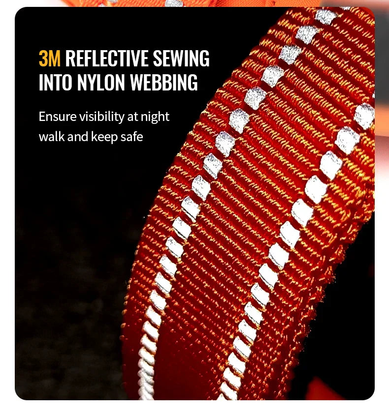 Skuggor TrailGlow No-Pull Nylon Reflective Dog Harness For Everyday Walks