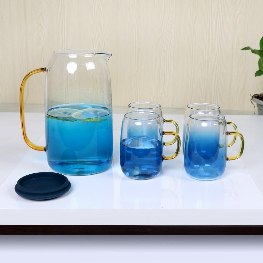 Azure Ombre Glass Pitcher Set | Skuggor