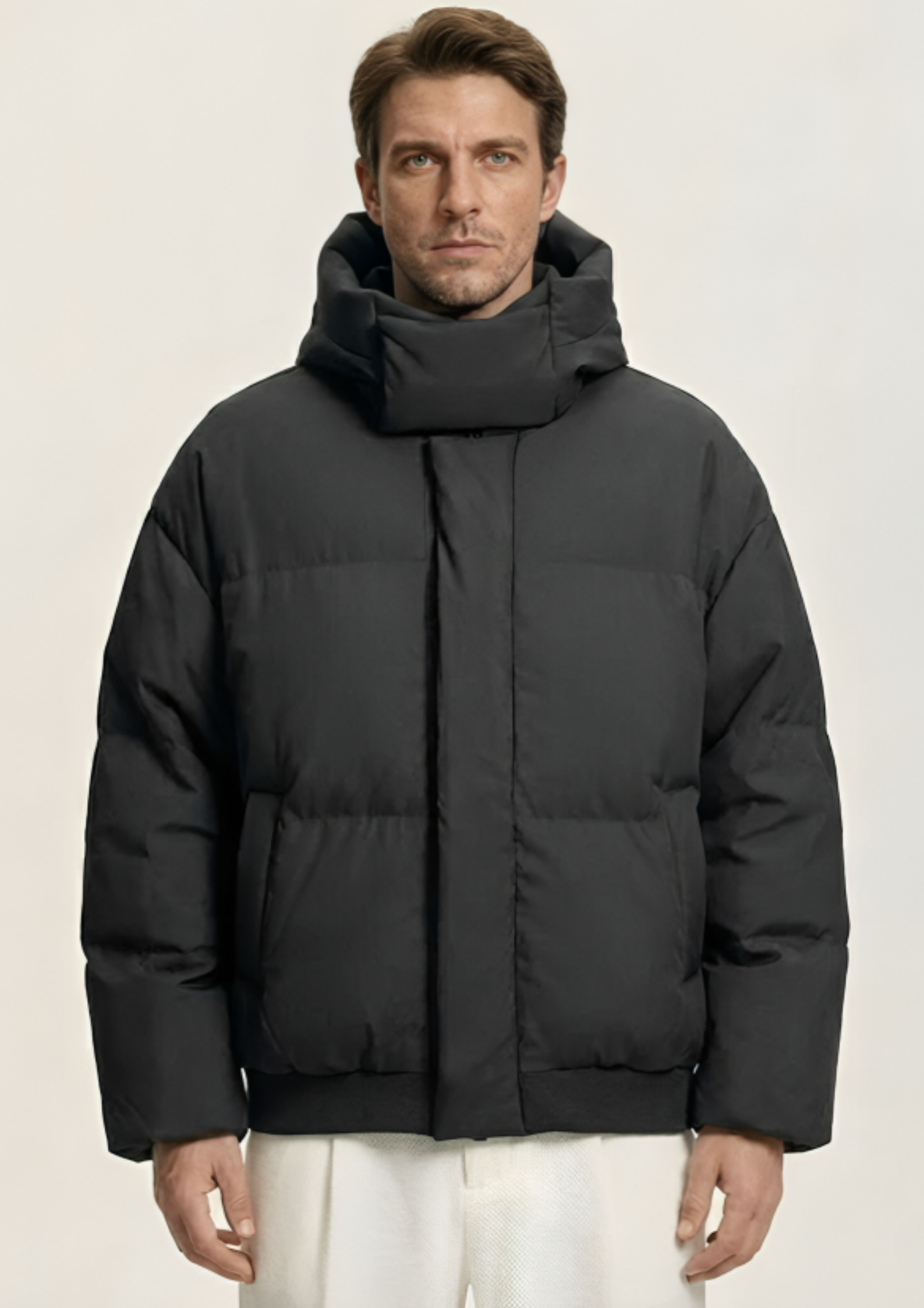 Water-Repellent Puffer Jacket