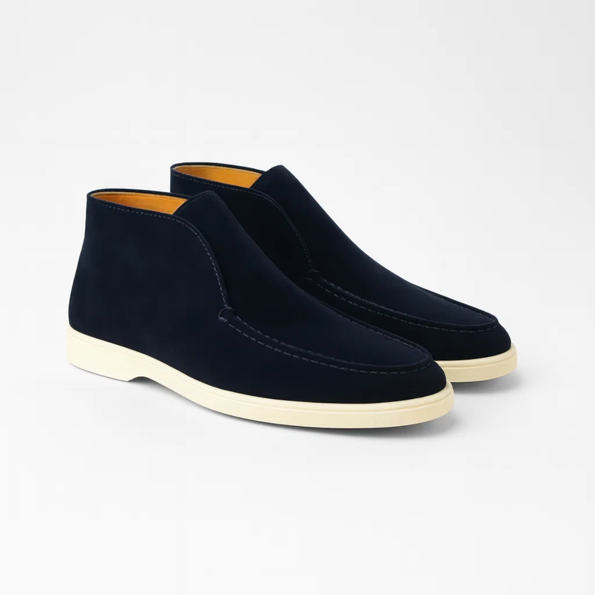 Men’s Suede Ankle Loafers