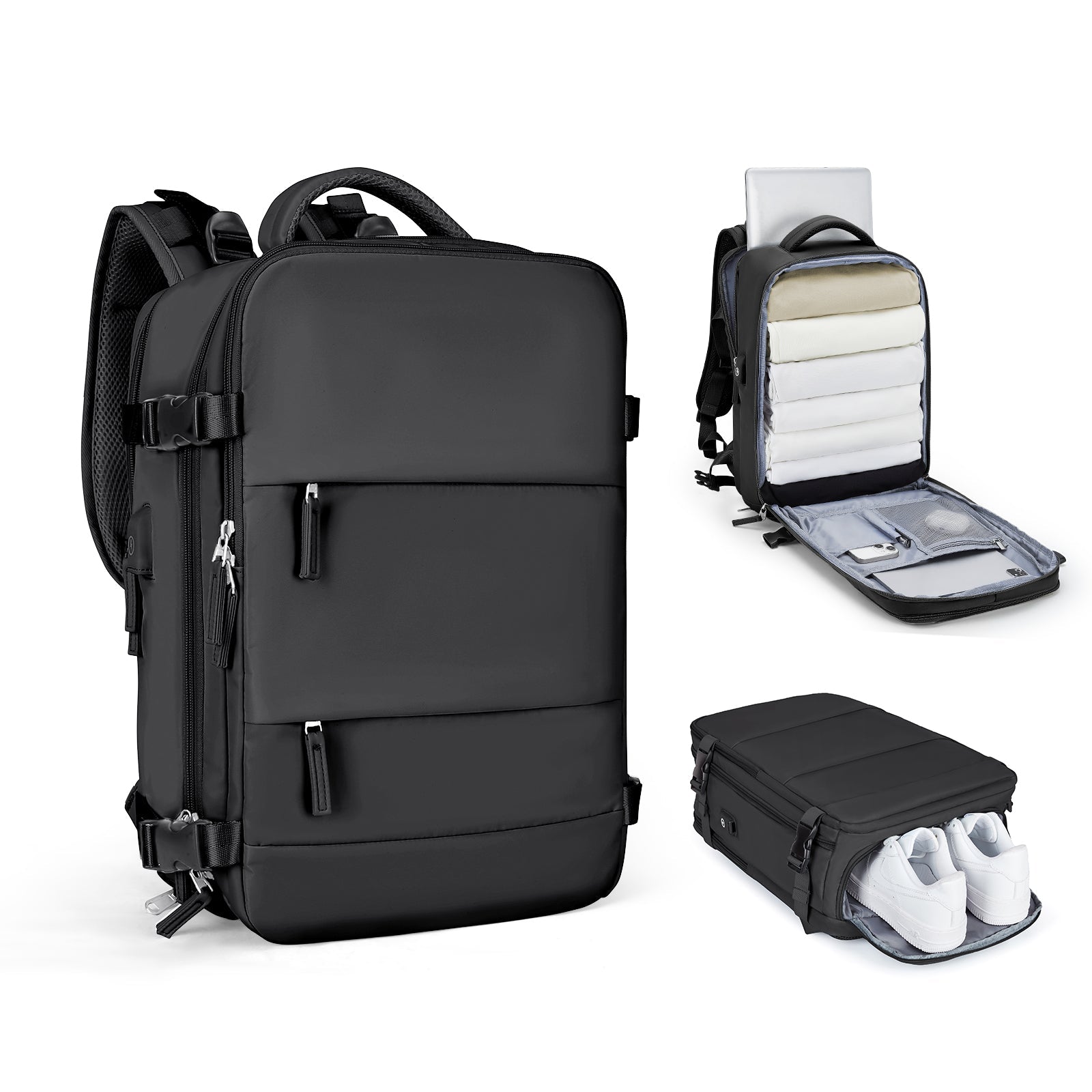 Skuggor Intelligent Expandable Travel Backpack for Everyday Use