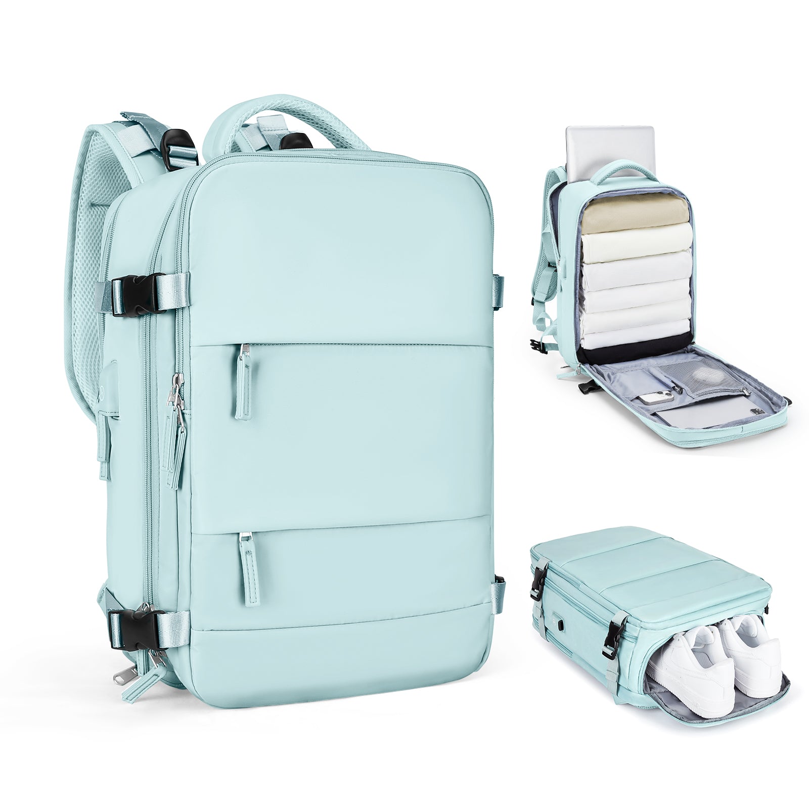 Skuggor Intelligent Expandable Travel Backpack for Everyday Use