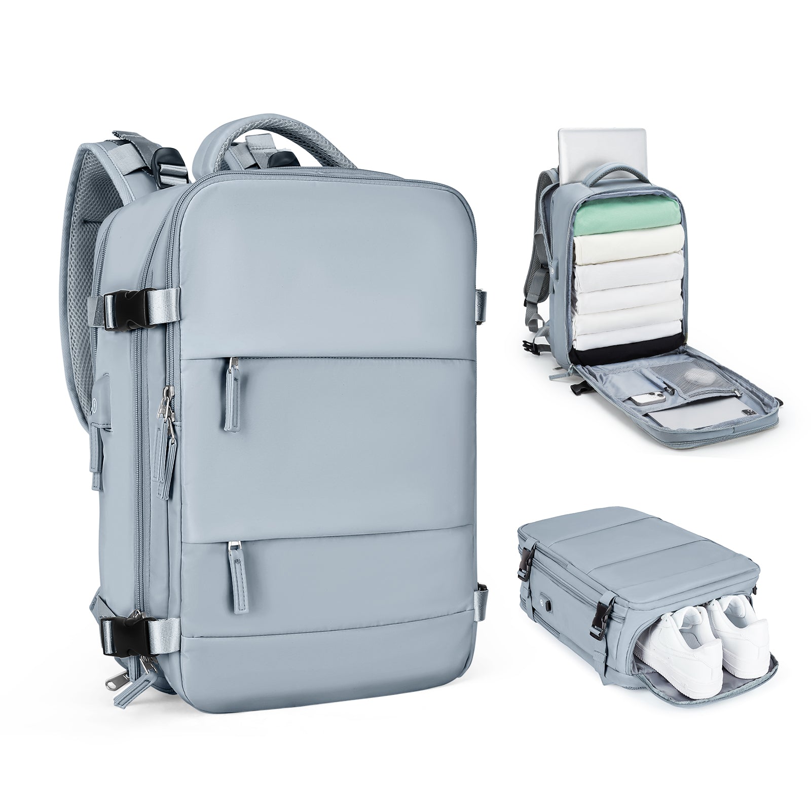 Skuggor Intelligent Expandable Travel Backpack for Everyday Use
