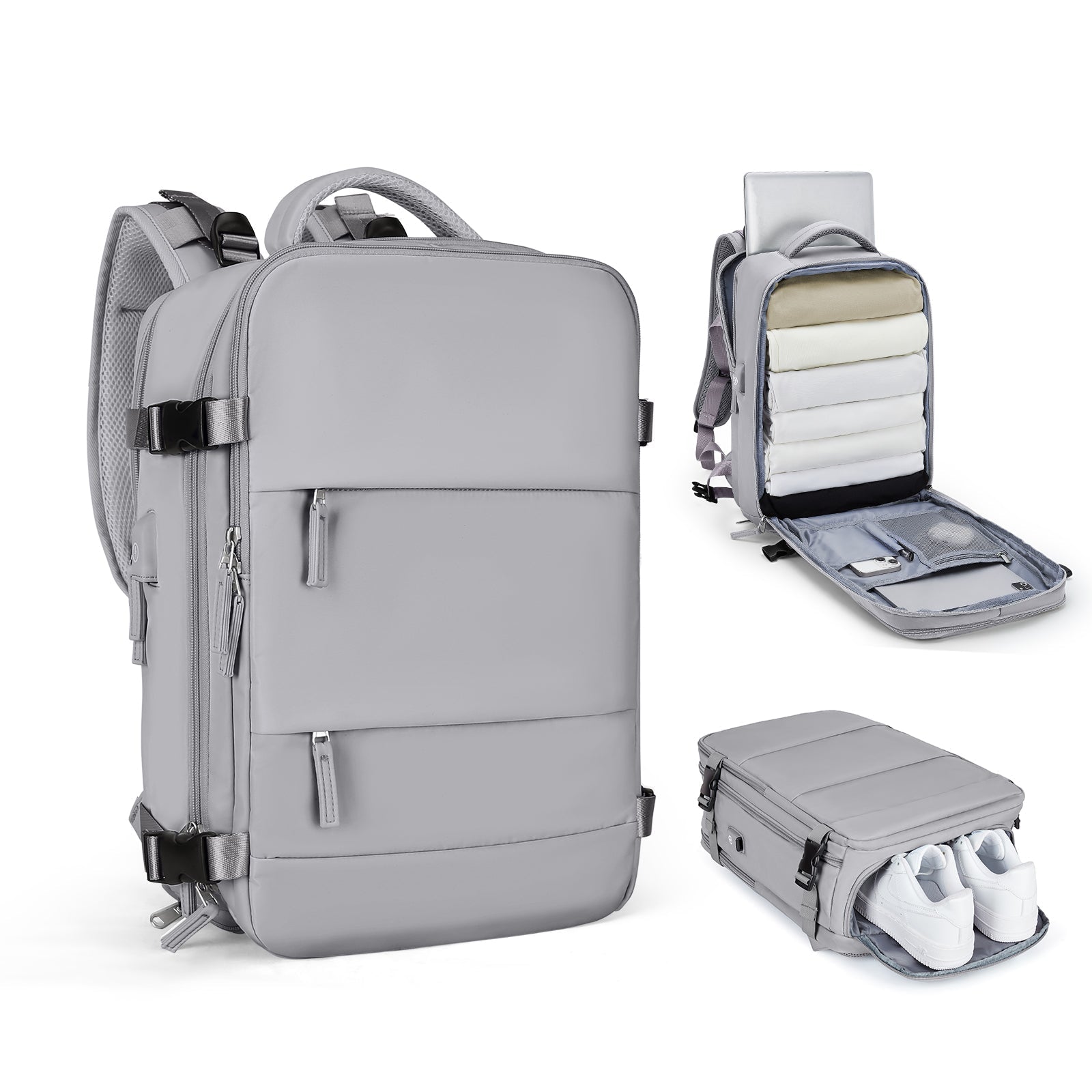 Skuggor Intelligent Expandable Travel Backpack for Everyday Use