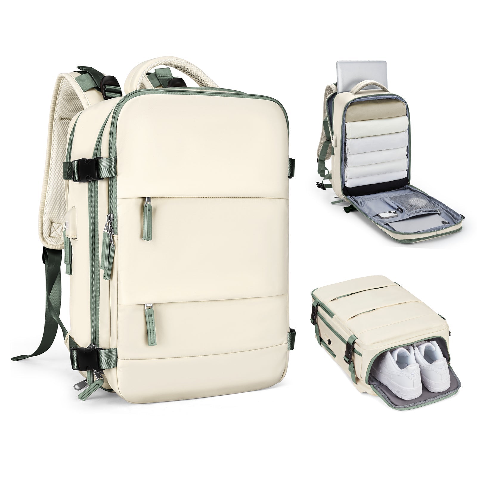 Skuggor Intelligent Expandable Travel Backpack for Everyday Use