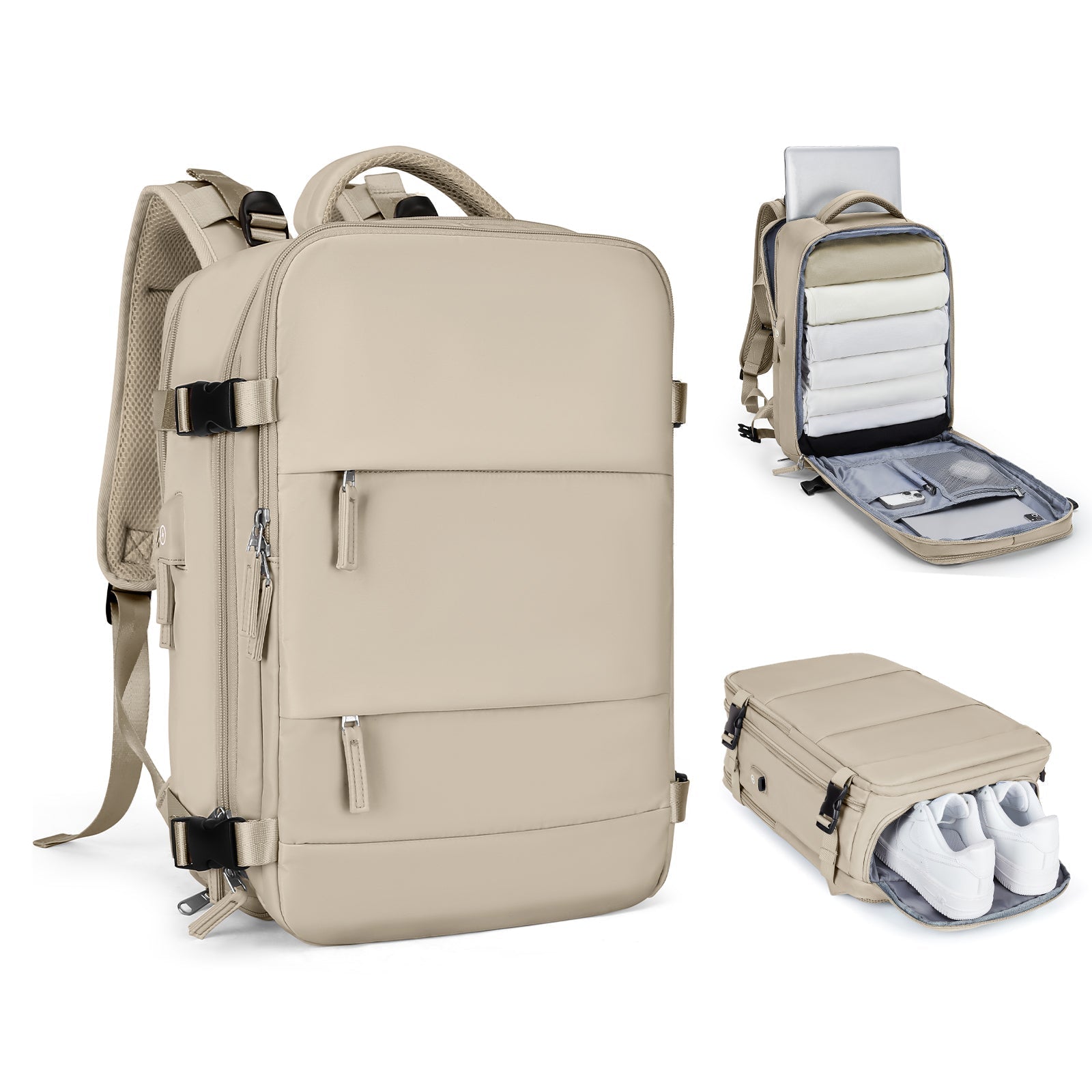Skuggor Intelligent Expandable Travel Backpack for Everyday Use