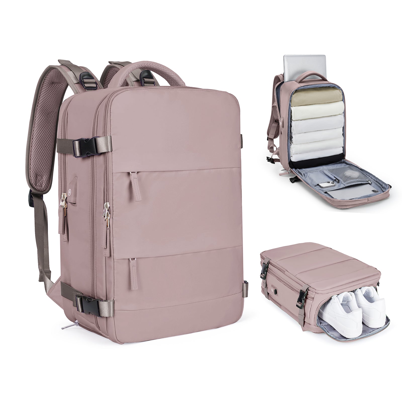 Skuggor Intelligent Expandable Travel Backpack for Everyday Use