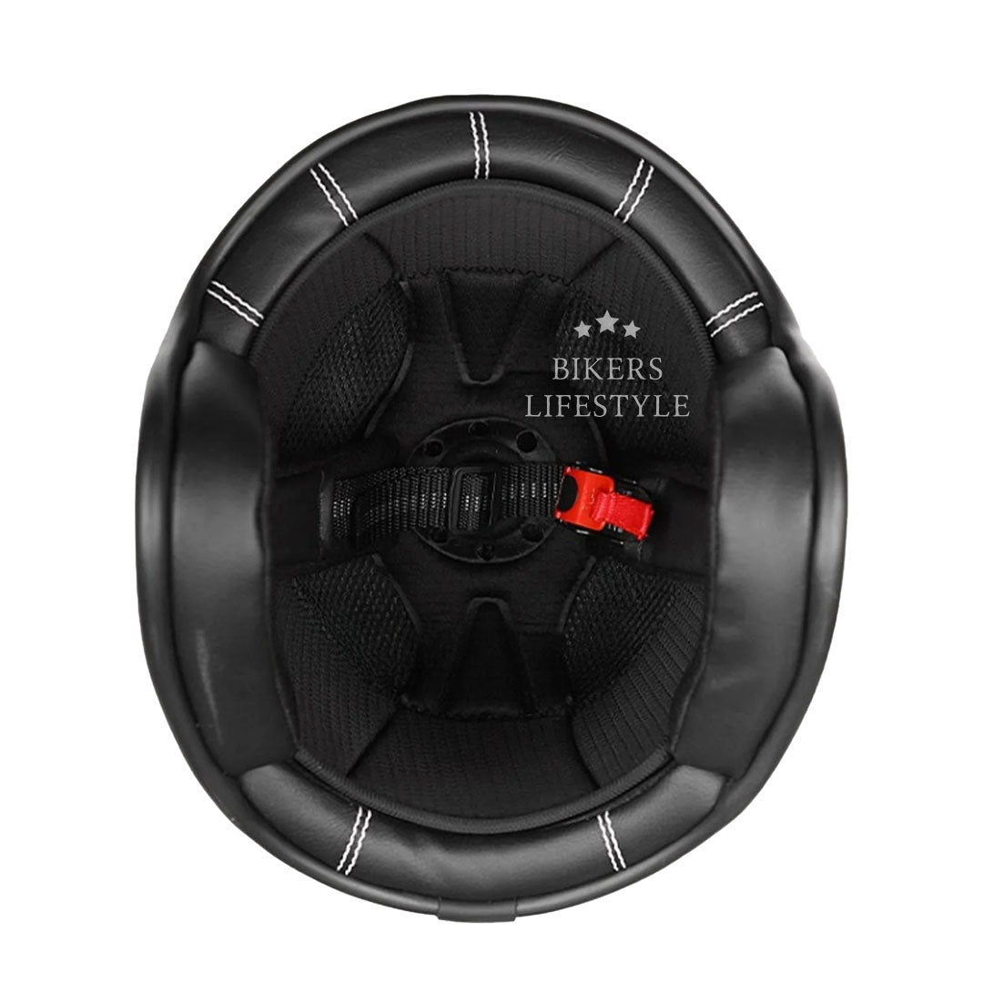 Skuggor Classic Retro AeroNova Helmet DOT and ECE Certified