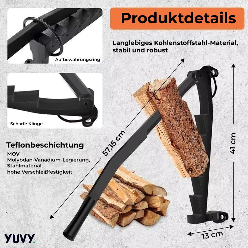 Skuggor ForestPulse Wall Mounted Log Splitter For Wood Splitting