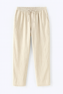 Men’s Cotton-Linen Drawstring Pants