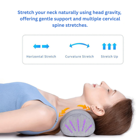 Skuggor OrthoCurve Cervical Traction Pillow for Neck Support and Posture Correction