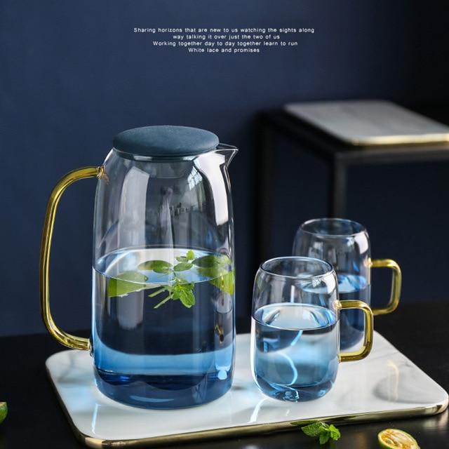 Azure Ombre Glass Pitcher Set | Skuggor