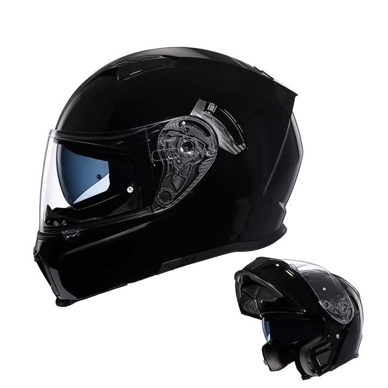 Skuggor Dual Visor Modular Flip-Up Helmet With DOT And ECE Certification