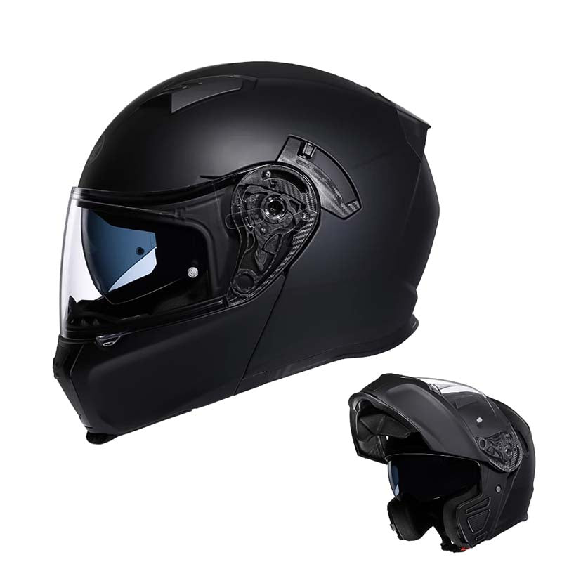 Skuggor Dual Visor Modular Flip-Up Helmet With DOT And ECE Certification