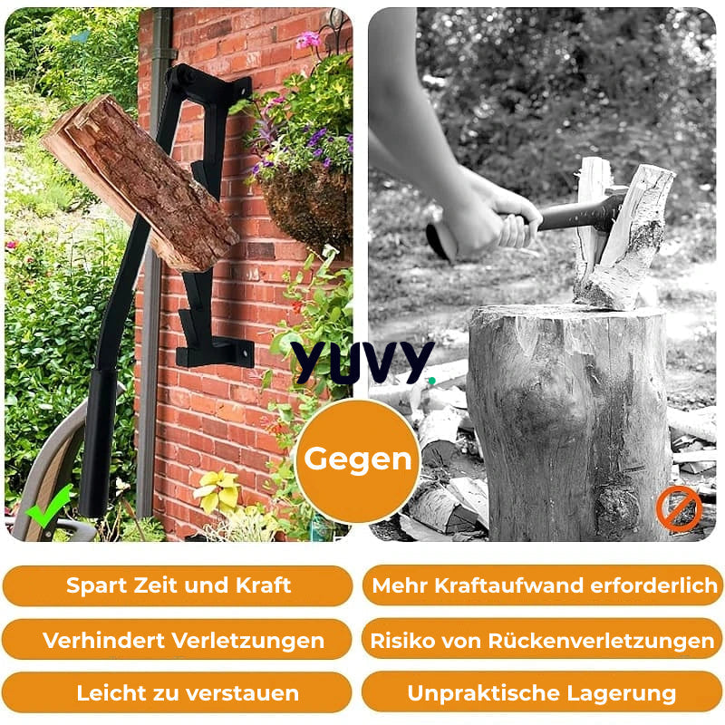 Skuggor ForestPulse Wall Mounted Log Splitter For Wood Splitting