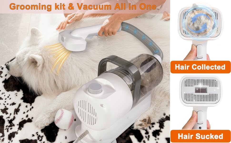 WhisperGroom™ | Dog Grooming Vacuum Kit