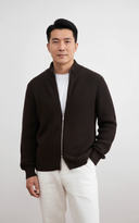 Men’s Ribbed Full-Zip Cardigan