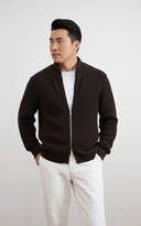 Men’s Ribbed Full-Zip Cardigan