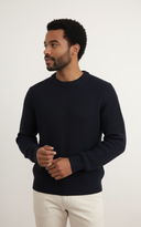Men’s Ribbed Crew Neck Sweater