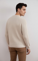 Men’s Ribbed Crew Neck Sweater