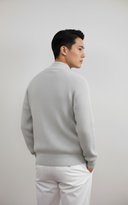 Men’s Ribbed Zip Sweater