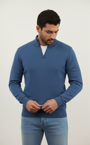 Men’s Zip Mock-Neck Sweater