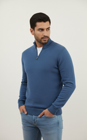 Men’s Zip Mock-Neck Sweater