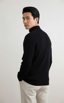 Men’s Mock-Neck Zip Pullover