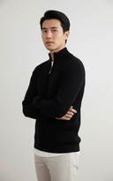 Men’s Mock-Neck Zip Pullover