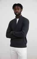 Men’s Mock-Neck Zip Pullover