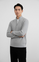 Men’s Mock-Neck Zip Pullover