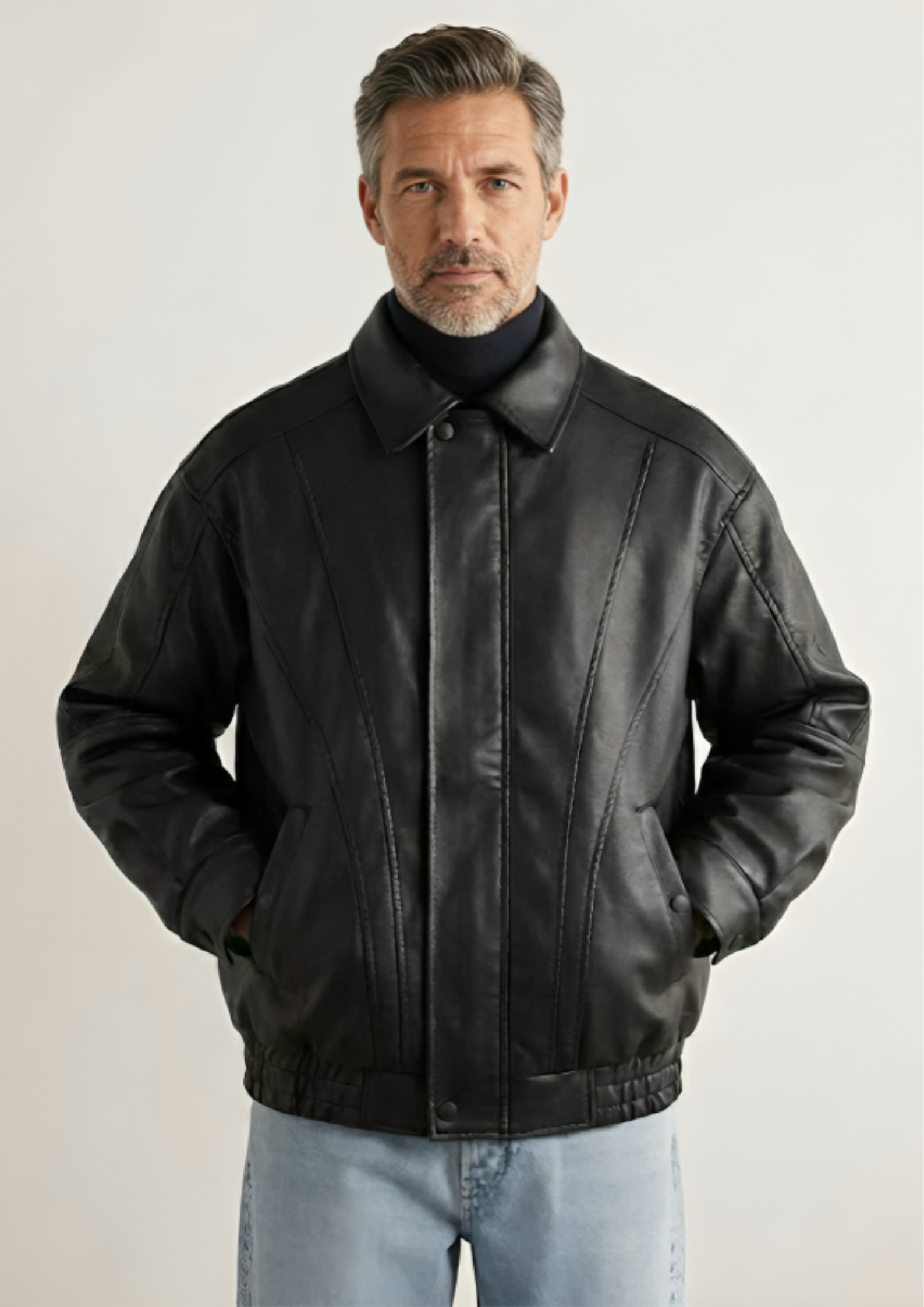 Men's Genuine Goat Leather Jacket