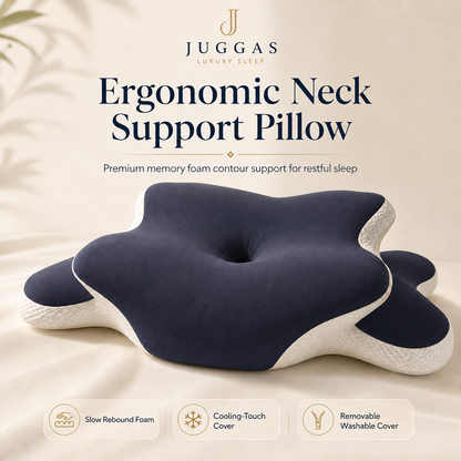 Skuggor Ergonomic Cervical Memory Foam Pillow