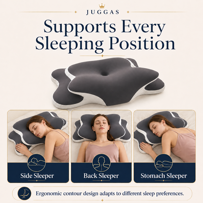 Skuggor Ergonomic Cervical Memory Foam Pillow