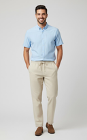 Men’s Cotton-Linen Drawstring Pants