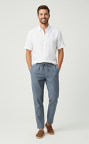 Men’s Cotton-Linen Drawstring Pants
