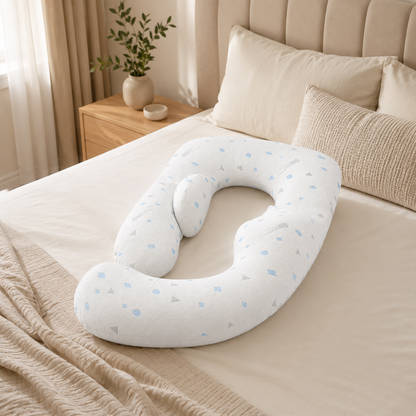 G-Shaped Pregnancy Pillow for Side Sleeping