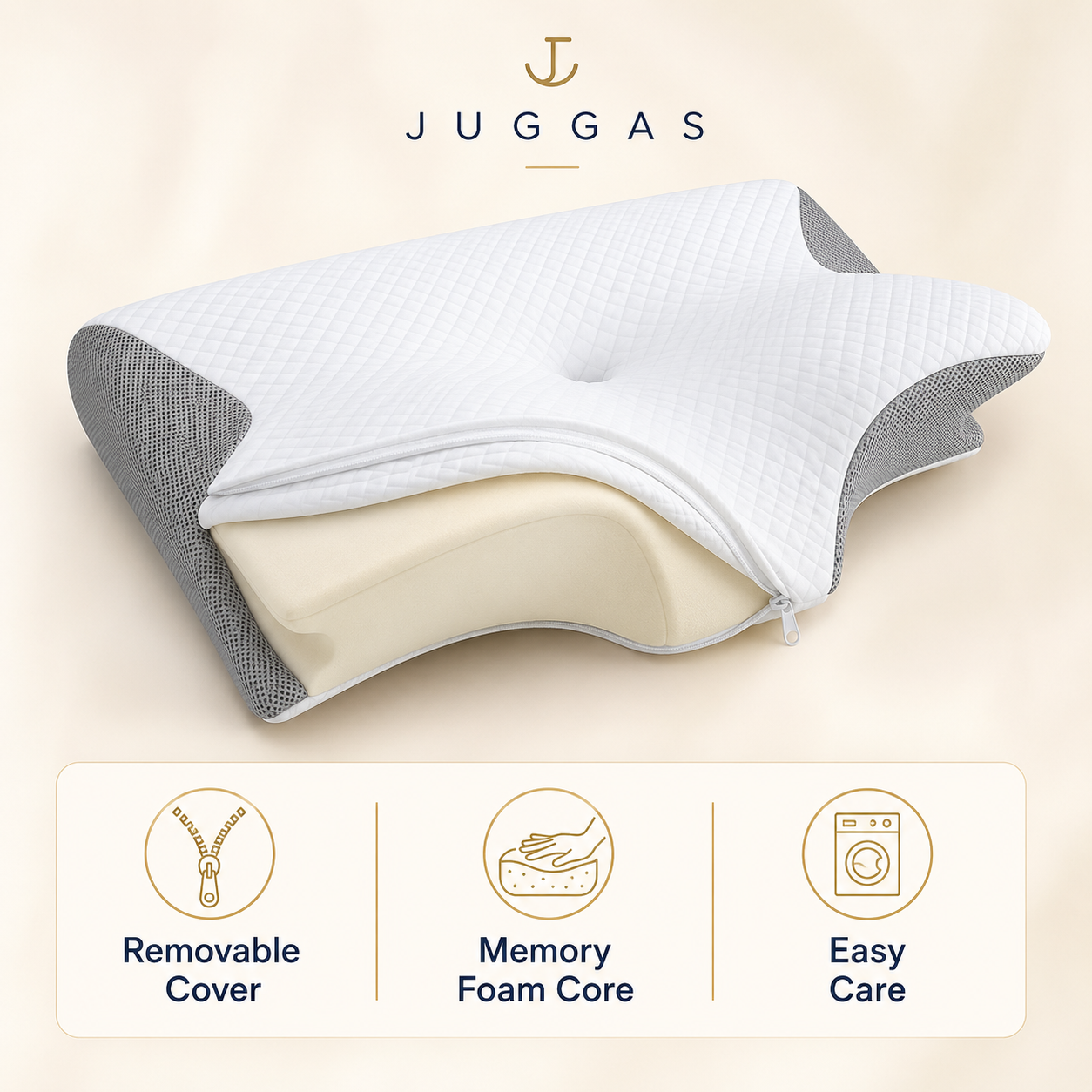 Skuggor 2-in-1 Ergonomic Memory Foam