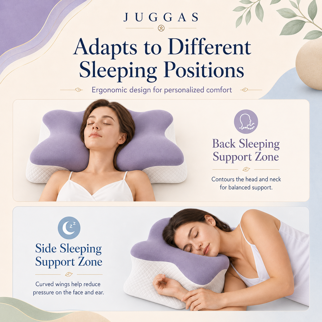 Skuggor Memory Foam Cervical Pillow