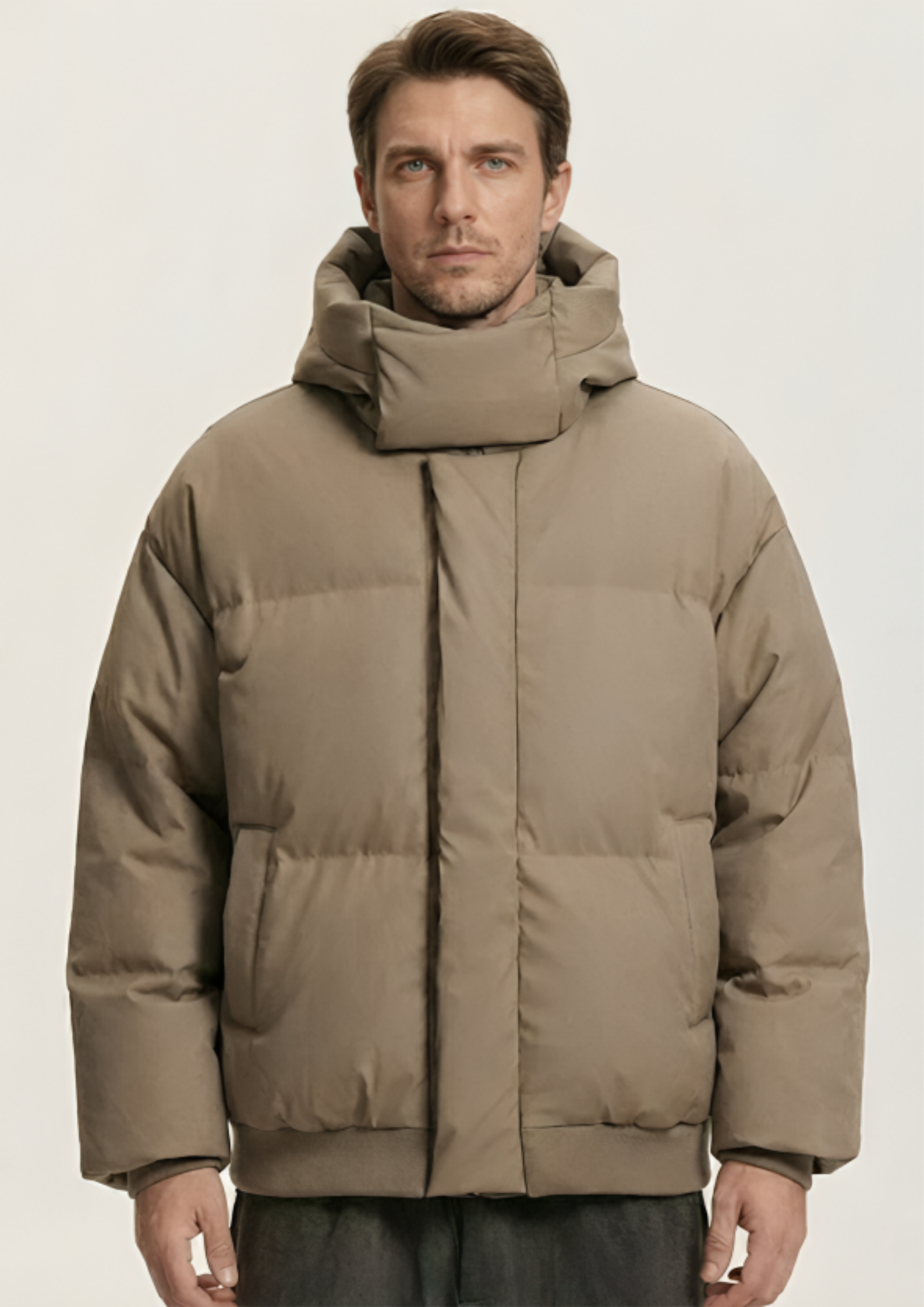 Water-Repellent Puffer Jacket